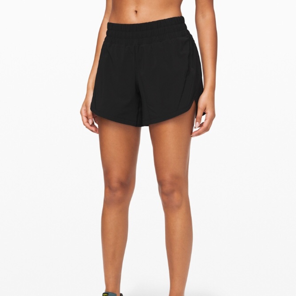 Lululemon Track That 5” Short Lined NWT-Black- 6